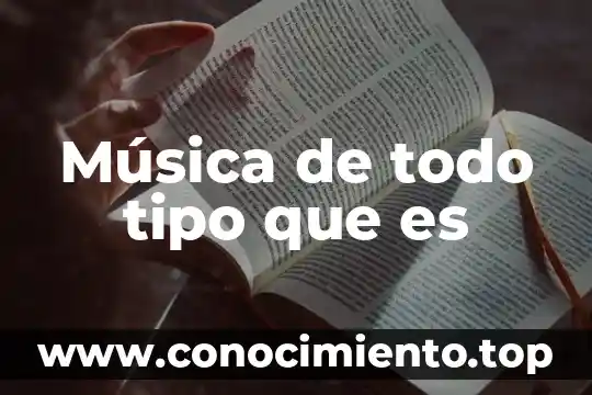 Que es una boveda unam 6 Música de todo tipo que es