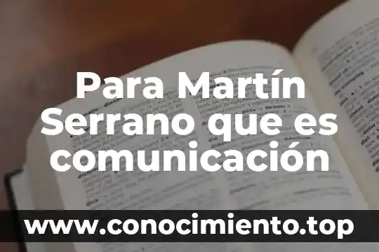 Música de todo tipo que es 6 Para Martín Serrano que es comunicación