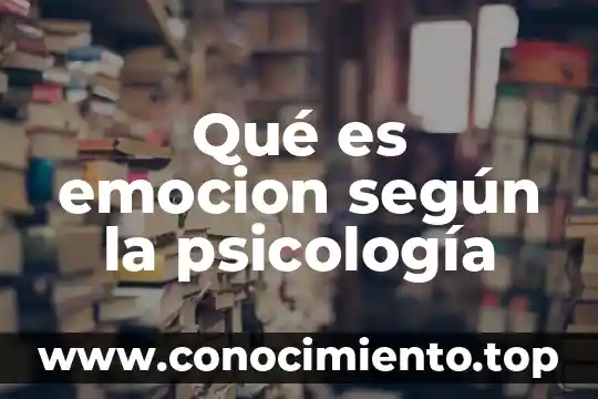 Música de todo tipo que es 8 Qué es emocion según la psicología